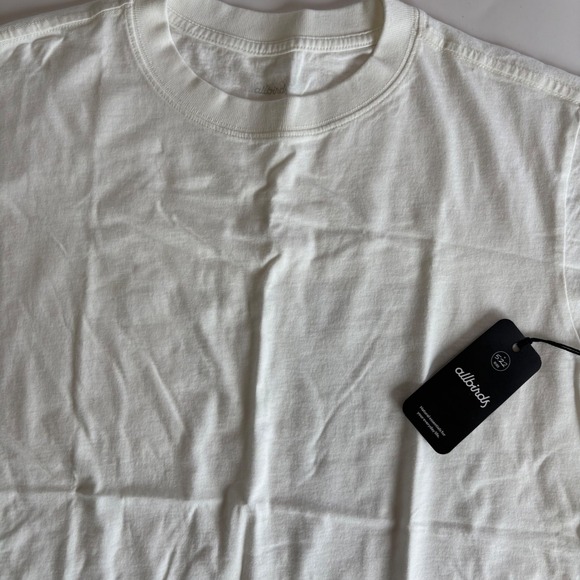 ALLBIRDS Women's Small Blizzard Cotton Tee Basic Short Sleeve Organic Cotton NEW - Picture 1 of 8